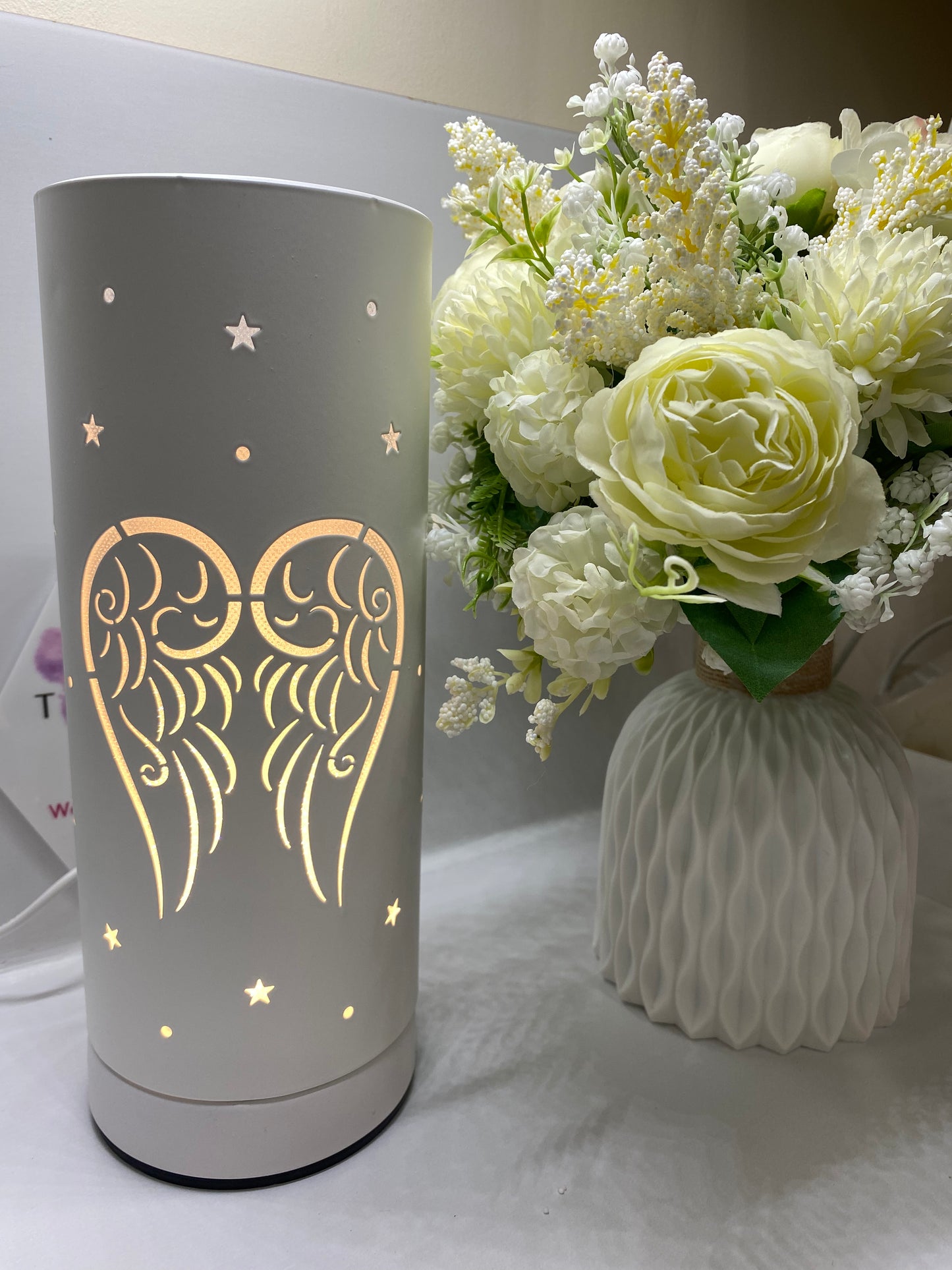Angel wings aroma on sale lamp